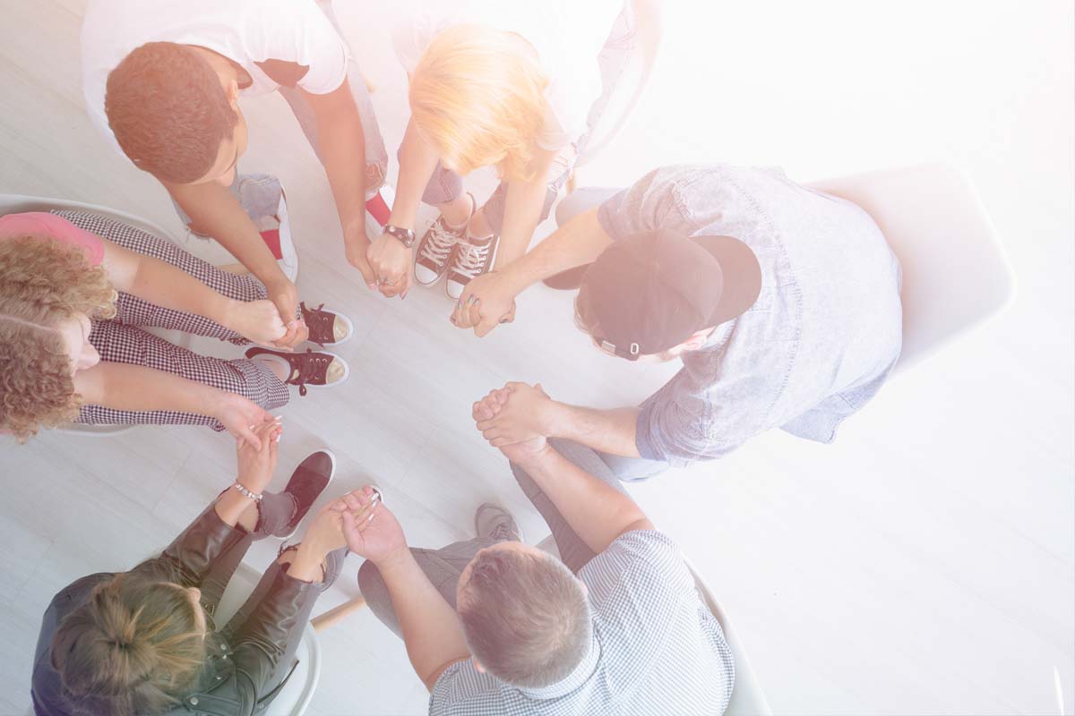 Shanti OC peer support group gathering